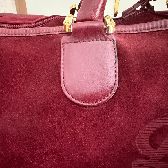 ✨ Loewe Vintage Wine Weekender Duffel Bag ✨ - Picture 4 of 16